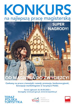 KONKURS NA NAJLEPSZE PRACE MAGISTERSKIE TERAZ POLSKA TURYSTYKA