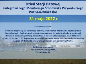 Dzień Stacji Bazowej Zintegrowanego Monitoringu Środowiska Przyrodniczego Poznań-Morasko