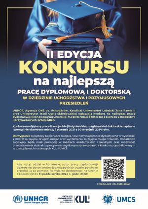 Konkurs na pracę dyplomową i doktorską w dziedzinie wysiedleń przymusowych oraz uchodźstwa